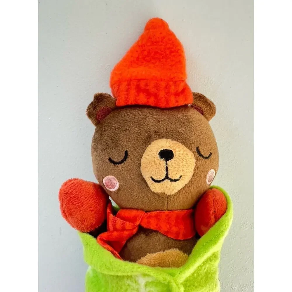 Target Bullseye Fireside Pals Plush Bear Blanket 2023